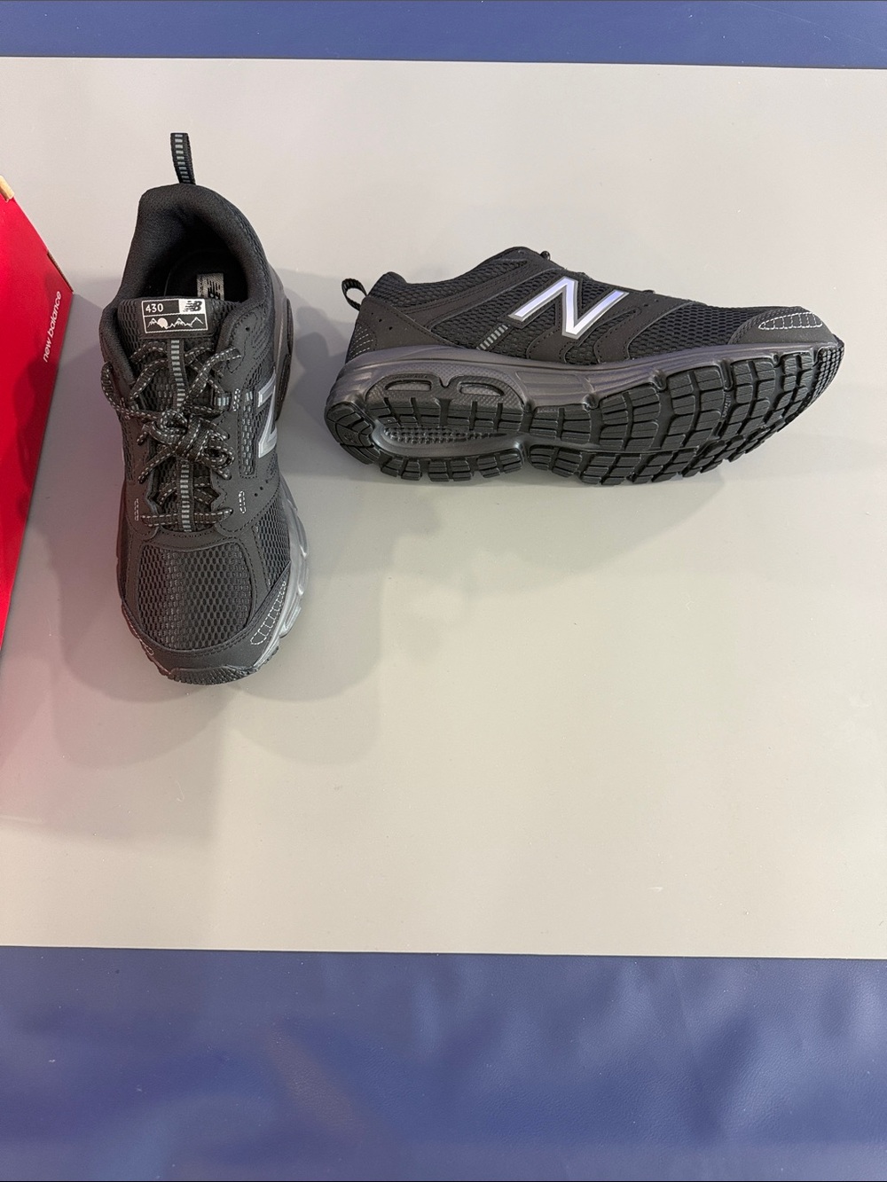 New Balance Men's 430 Trail Runner - Black - Picture 2 of 8